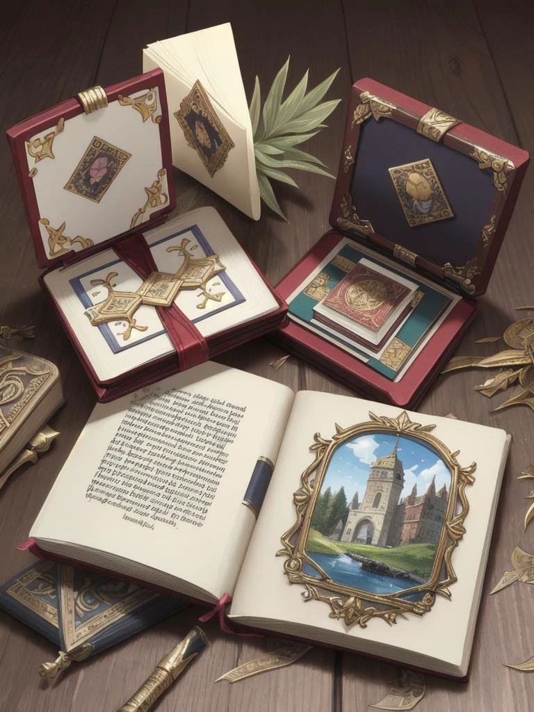 miniature book book, foil stamping, vellum, slipcases