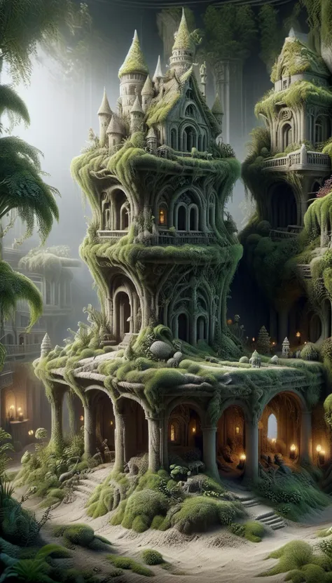 ral-sand,<lora:ral-sand:1>,ovrgrwth,<lora:ovrgrwth:1>,
8k,highly detailed,toy shop in a empty fantasy vertical city at the end of time,masterpiece,<lora:EnvyFlourishesXL01:1>,
Mosses,ferns and tiny flowers,deep in the forest,