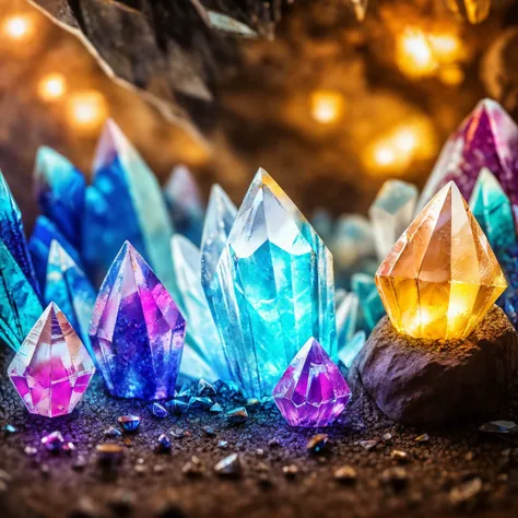 beautiful ((crystal cave)), with glowing mushrooms, dust , and fireflies
BREAK
(masterpiece, best quality, ultra realistic, 4k, 2k, (intricate, high detail:1.2), film photography, soft focus,
RAW photo, photorealistic, analog style, subsurface scattering, photorealism, absurd res), ((closeup))