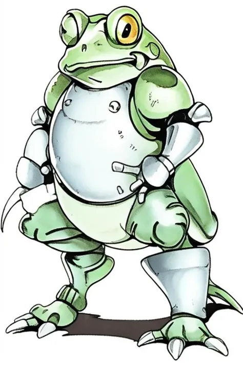frog in heavy armor