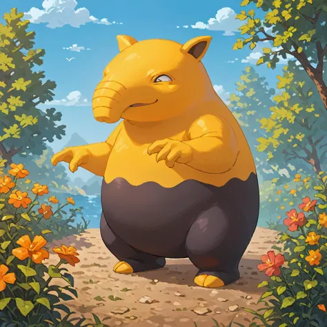 score_9, score_8_up, score_7_up score_9,score_8_up,score_7_up,score_6_up,score_5_up,score_4_up,rating_safe,<lora:pkm_drowzee:1>,drowzee,pokemon \(creature\),standing,