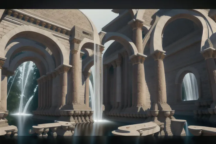((ancient crumbling temple ruins)), abstract sculpture, organic living buildings, waterfall upwards, levitating water, like an ever flowing stream, water falling into the sky, waves, mycelium, fruiting bodies, highly detailed, sverchok, B3D, Houdini, particle simulation, Octane Render, 8K high resolution, wood carving, broken masonry, mahogany blocks, photorealism, hyper-realism, mandala, stained glass windows, intricate organic patterns, depth of field, subsurface scattering, optical simulation, ray tracing, video synthesis, video feedback, experimental, ((extremely detailed)), William Blake, visionary art, New Age art, computer art, (Eyvinde Earle), JRR Tolkien, ((Tyler Hobbs)), ((Ani Albers)), aboriginal artwork, Hilma af Klint, dreamtime, falling up, organic abstract geometric artwork, burn marks, (HR Giger), (Sol Lewitt), intricate, tryptophobia, art nouveau, expired film, death metal album cover, altars of madness, (abstract ukiyo-e), contrast, shadows, houdini, ambient occlusion, subsurface scattering, depth of field, redshift, octane, 8K, high resolution render, hyper-realistic, endless voids, elden ring style, modern disney style, nousr robot, ghibli style, mdjrny-v4 style, pinhole camera, illuminati, ancient glyphs, incredibly complex!, nikon, DLSR, NERF