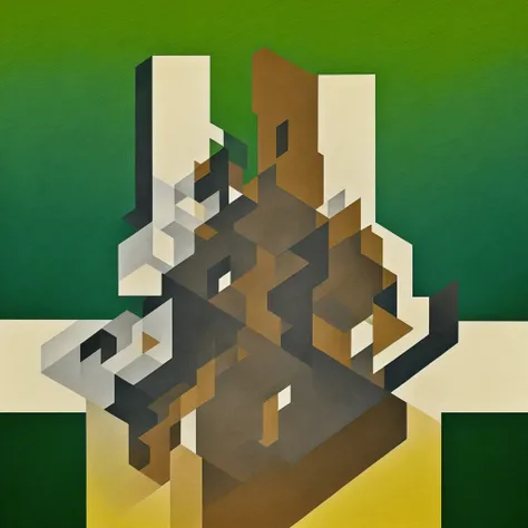 abstract geometric artwork, organic, ((ech_gen)), die cut, gradient, logo, ((half tone)), earth tones, GUI, Bauhaus, Ani Albers, ((intricate)), sverchok, Houdini particle simulation <hypernet:georgesSeuratHyperne_v1:0.6> <hypernet:edwardHopperHypernet_edwardHopperV1:0.7>