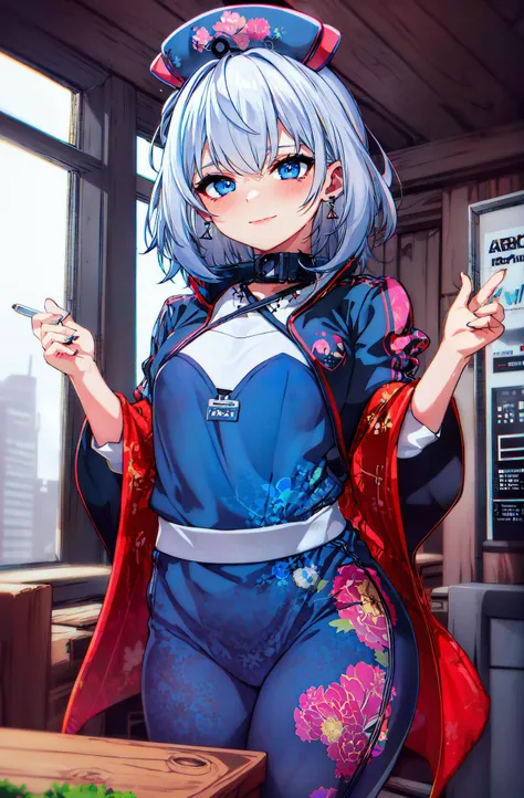 (Super detailed、Ultra-high resolution、Detailed Background)、((Flat Color))、((colorful))、Multicolored lighting、((浮かぶcolorfulな水))、
A woman in a Japanese kimono is tied up、Bound and gagged、
(Medium Hair、Silver Hair、hair ornaments、Glasses、choker)、Beautiful blue eyes、Beautiful red lip、(sad、Confusion)