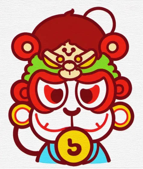 china chic emoticon, monkey, <lora:cic:0.7>