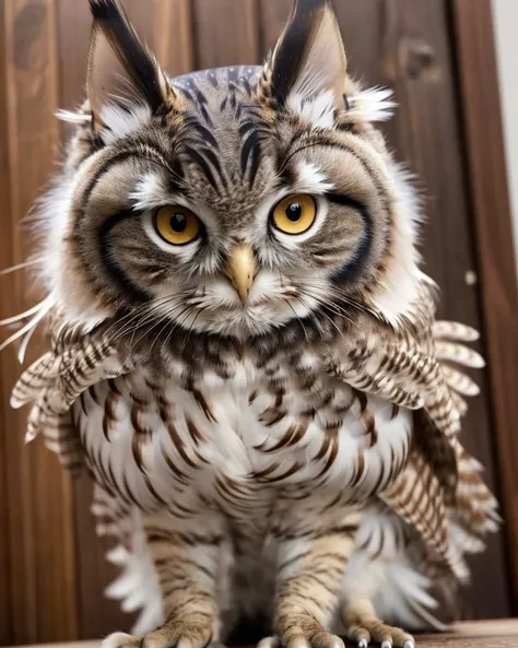 [cat|owl:8], [fur|feather:2], raw