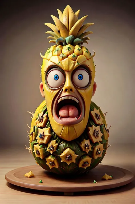symmetrical fruitynightmare <lora:fruitynightmare_model:0.45> Pineapple, octane render, unreal engine, highly detailed, intricate <lora:epiNoiseoffset_v2Pynoise:2> <lora:burtonesqueStyleV2Out_v2:0.4>
