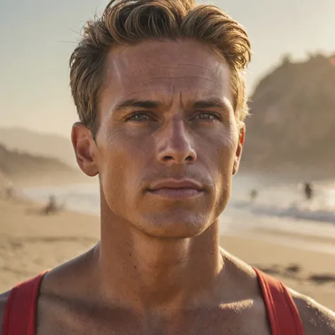 photo of beautiful sks person, hyper realistic photograph, detailed face,film grain, Kodak portra 800, f1.8, intricate, at the beach, <lora:locon_john_v1_from_v2_64_32:1.4>
