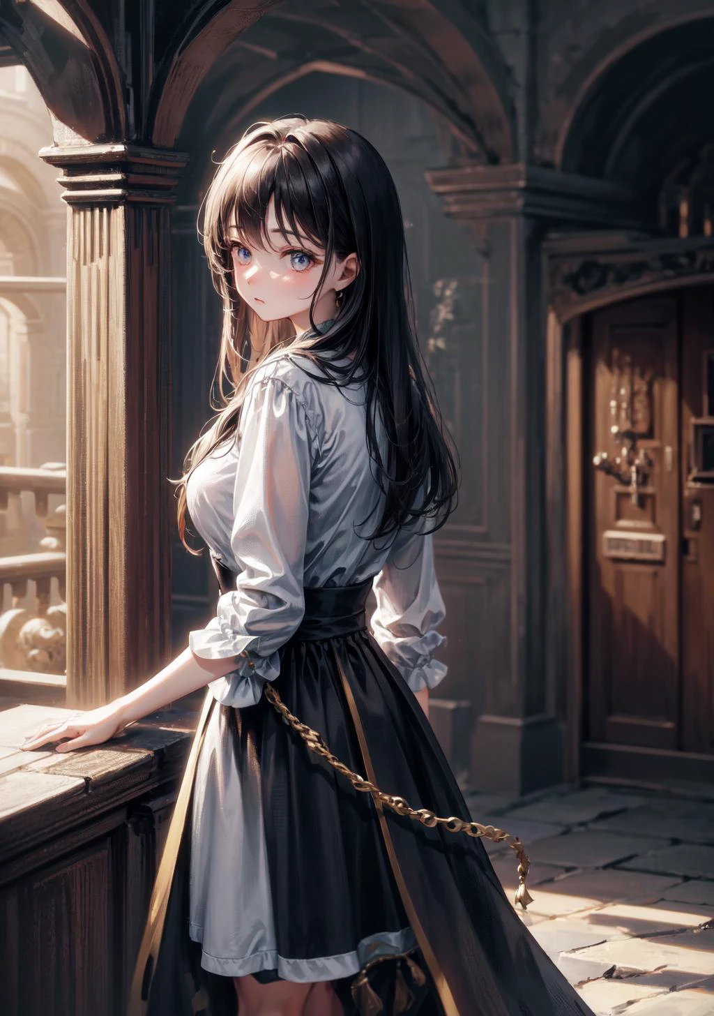 1girl, mature, (anime girl:1.4), exploring , walking, dungeon,pink eyes,(no pupils:1.3),(empty eyes:1.3), ruin city,(solo:1.4),(medium breasts:1.1)
//
female knight explore around massive dungeon, treasure room,
//
, <lora:dungeon_v2.0:1>,<lora:add_detail:0.7>,
//
, absurdres, high resolution, ((high quality:1.2, masterpiece:1.2)), (8k resolution), 8k, 8kres, 8k res, high details, detailed and intricate, intricate details, high intricate details, absurd amount of details, super resolution, ultra hd, megapixel, Establishing Shot, Tilt-Shift Focus, Birds Eye Shot, Overhead Shot, Three-Quarter Turn Camera Staging, From Side, From Behind, ((Looking Away From Viewer:1.6)), , absurdres, high resolution, ((high quality:1.2, masterpiece:1.2)), (8k resolution), 8k, 8kres, 8k res, high details, detailed and intricate, intricate details, high intricate details, absurd amount of details, super resolution, ultra hd, megapixel, Establishing Shot, Tilt-Shift Focus, Birds Eye Shot, Overhead Shot, Three-Quarter Turn Camera Staging, From Side, From Behind, Looking Away From Viewer,