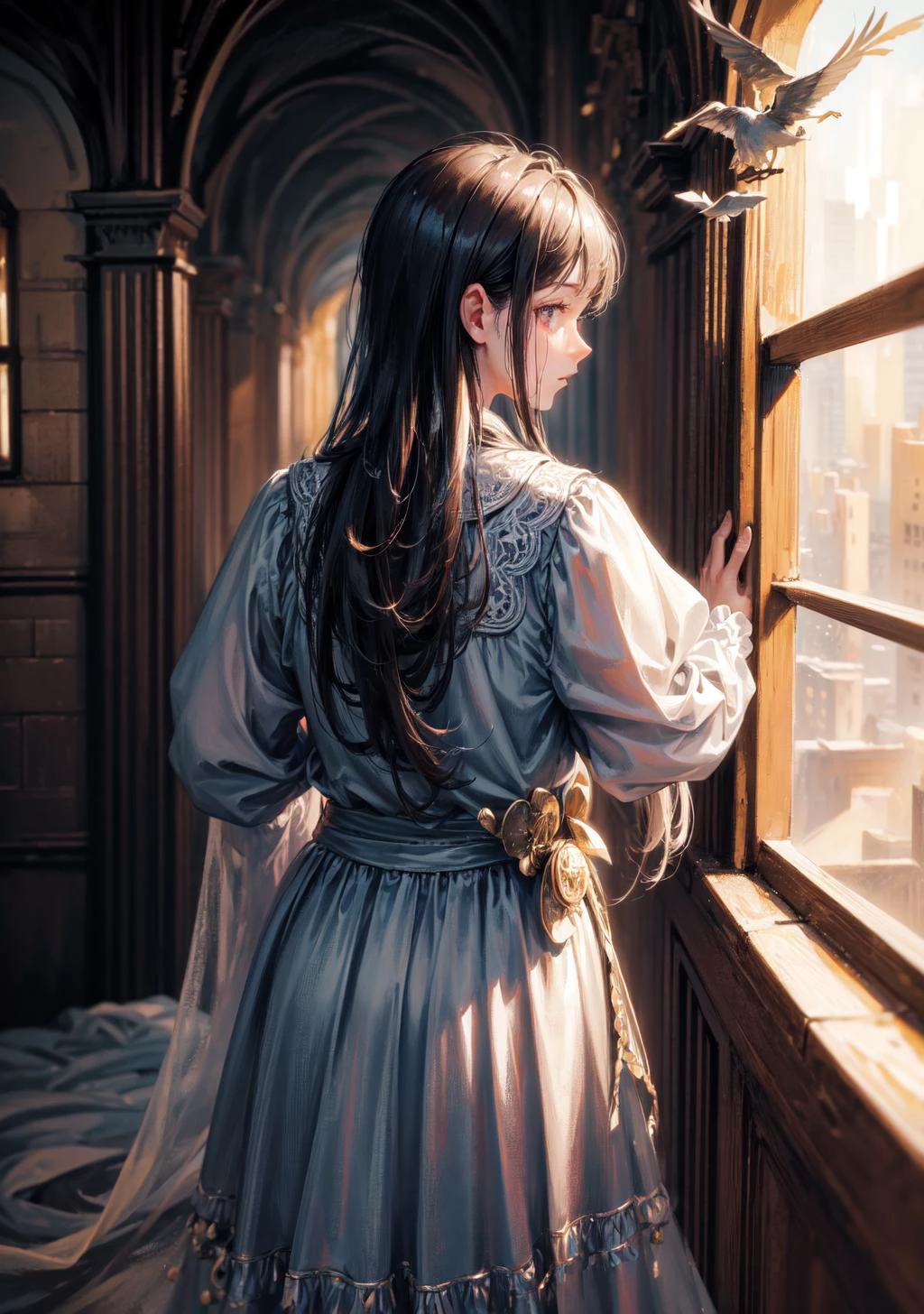 1girl, mature, (anime girl:1.4), exploring , walking, dungeon,pink eyes,(no pupils:1.3),(empty eyes:1.3), ruin city,(solo:1.4),(medium breasts:1.1)
//
female knight explore around massive dungeon, treasure room,
//
, <lora:dungeon_v2.0:1>,<lora:add_detail:0.7>,
//
, absurdres, high resolution, ((high quality:1.2, masterpiece:1.2)), (8k resolution), 8k, 8kres, 8k res, high details, detailed and intricate, intricate details, high intricate details, absurd amount of details, super resolution, ultra hd, megapixel, Establishing Shot, Tilt-Shift Focus, Birds Eye Shot, Overhead Shot, Three-Quarter Turn Camera Staging, From Side, From Behind, ((Looking Away From Viewer:1.6)), , absurdres, high resolution, ((high quality:1.2, masterpiece:1.2)), (8k resolution), 8k, 8kres, 8k res, high details, detailed and intricate, intricate details, high intricate details, absurd amount of details, super resolution, ultra hd, megapixel, Establishing Shot, Tilt-Shift Focus, Birds Eye Shot, Overhead Shot, Three-Quarter Turn Camera Staging, From Side, From Behind, Looking Away From Viewer,