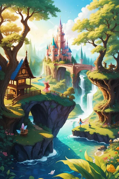 Fairyland: A place where fairies and other magical creatures live