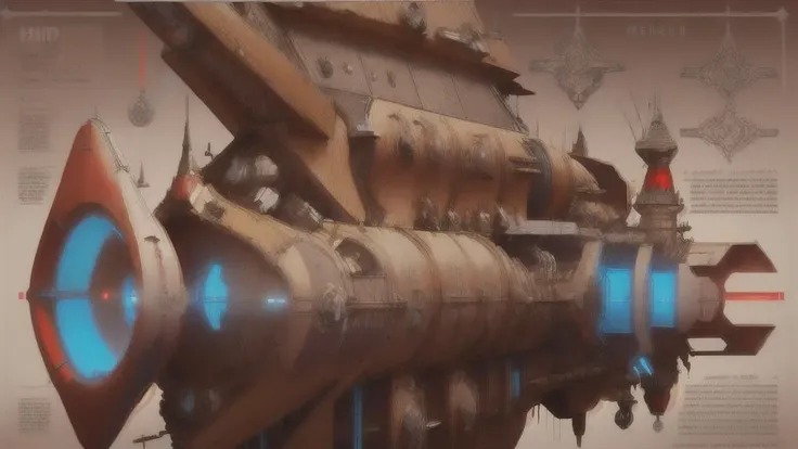 Spaceship,yellowed paper,Backround modern white,Picture of Award-winning works,(HD picture quality,Masterpiece,light red/blue text),,SteampunkSchematics, <lora:GlowingRunesAIv2:1>, <lora:spaceship:1>, very detailed image,<lora:EnhancedDetail:0.8>