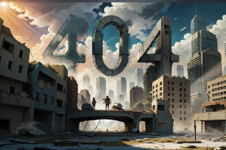 <lora:postapocalypseAI:0.6> postapoai, a ruined city