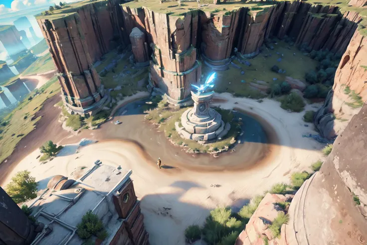 cloud, cloudy_sky, day, sky, blue_sky, scenery, ancient ruins, flower, gras, deep canyon, high ground <lora:Stylized Ruins:1>, <lora:add_detail:1>
//
,((1girl, 1boy, walk, travel, migration, fantasy)),
//
, ((, Point of View Shot, POV, Aerial Shot, Helicopter Shot)), CGI, Realism, RTX, Tone Mapping, SSAO, Shaders, Moonlight, Volumetric Lighting, Volumetric Light, Volumetric, Sunlight, Natural Lighting, landscape, outdoors, ((high quality:1.2, masterpiece:1.2)), absurdres, high resolution, (8k resolution), 8k, 8kres, 8k res, high details, detailed and intricate, intricate details, high intricate details, absurd amount of details, super resolution, ultra hd, megapixel, , ((, Point of View Shot, POV, Aerial Shot, Helicopter Shot)), CGI, Realism, RTX, Tone Mapping, SSAO, Shaders, Moonlight, Volumetric Lighting, Volumetric Light, Volumetric, Sunlight, Natural Lighting, landscape, outdoors, ((high quality:1.2, masterpiece:1.2)), absurdres, high resolution, (8k resolution), 8k, 8kres, 8k res, high details, detailed and intricate, intricate details, high intricate details, absurd amount of details, super resolution, ultra hd, megapixel,