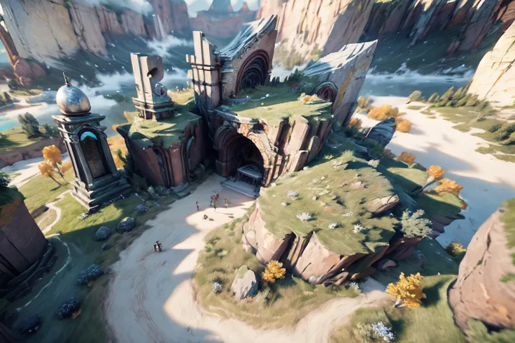 cloud, cloudy_sky, day, sky, blue_sky, scenery, ancient ruins, flower, gras, deep canyon, high ground <lora:Stylized Ruins:1>, <lora:add_detail:1>
//
,((1girl, 1boy, walk, travel, migration, fantasy)),
//
, ((, Point of View Shot, POV, Aerial Shot, Helicopter Shot)), CGI, Realism, RTX, Tone Mapping, SSAO, Shaders, Moonlight, Volumetric Lighting, Volumetric Light, Volumetric, Sunlight, Natural Lighting, landscape, outdoors, ((high quality:1.2, masterpiece:1.2)), absurdres, high resolution, (8k resolution), 8k, 8kres, 8k res, high details, detailed and intricate, intricate details, high intricate details, absurd amount of details, super resolution, ultra hd, megapixel, , ((, Point of View Shot, POV, Aerial Shot, Helicopter Shot)), CGI, Realism, RTX, Tone Mapping, SSAO, Shaders, Moonlight, Volumetric Lighting, Volumetric Light, Volumetric, Sunlight, Natural Lighting, landscape, outdoors, ((high quality:1.2, masterpiece:1.2)), absurdres, high resolution, (8k resolution), 8k, 8kres, 8k res, high details, detailed and intricate, intricate details, high intricate details, absurd amount of details, super resolution, ultra hd, megapixel,