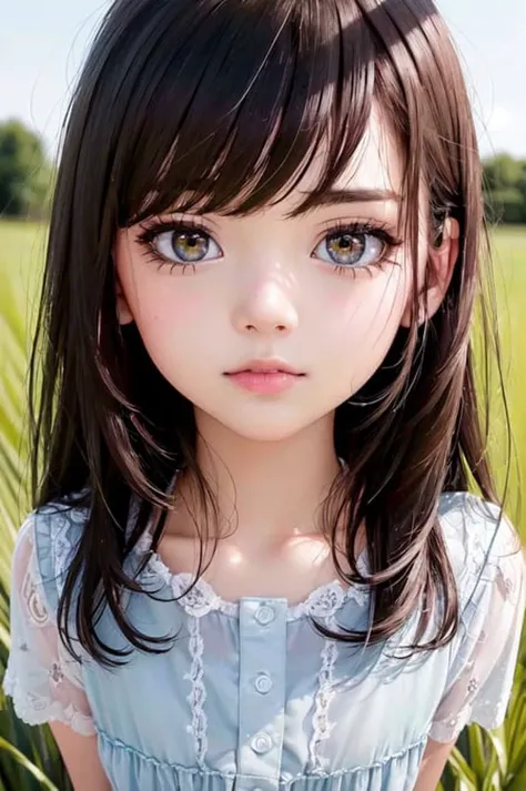 (photorealistic), (realistic),
volumetric lighting, silky_hair,
(straight hair), blush,
(green eyes), (detailed_eyes),
extremely detailed illustration of a japanese girl, young, underage
black hair, wearing running shoes, standing on a grass field, cowboy shot, contrapposto, looking at viewer, highres, superb, 8k wallpaper, extremely detailed, intricate, soft lighting, 4k, smooth lighting, 8k, depth of field, masterpiece, smooth focus, hyper detailed, detailed eyes, eyes focus, (mid shot:1.25), (portrait:1.25), (solo:1.2), (beautiful face:1.15) cute_style rfktr_bwmnga