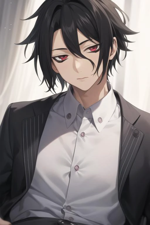 masterpiece, best quality, high quality, 1boy, solo, male focus, looking at viewer, upper body, <lora:kurokiba_ryou:0.70>, kurokiba_ryou
