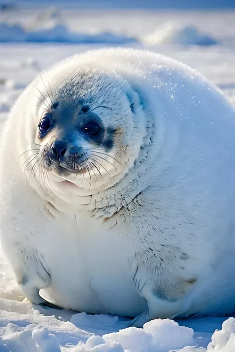round animal,seal \(animal\),
fat,cute,ice,winter,
best quality,depth of field,
<lora:Round_animal:0.9>,
<lora:add_detail:0.3>,
