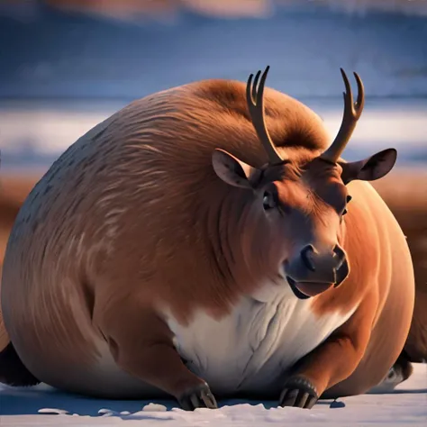 <lora:roundanimals:0.8>, round animal, moose, masterpiece, 8k, high resolution, shallow depth of field, sharp focus