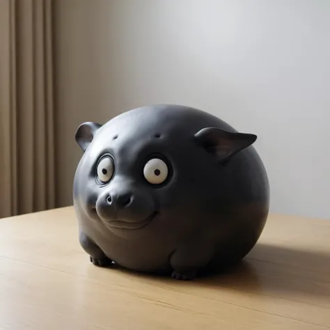 Floating balloon shaped like a <lora:Round_animal:0.8> round animal Troll, cute in monolithic structure, (Masterpiece:1.3) (best quality:1.2) (high quality:1.1)