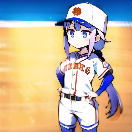 1girl, kamui, baseball uniform, <lora:kamui-02:1>