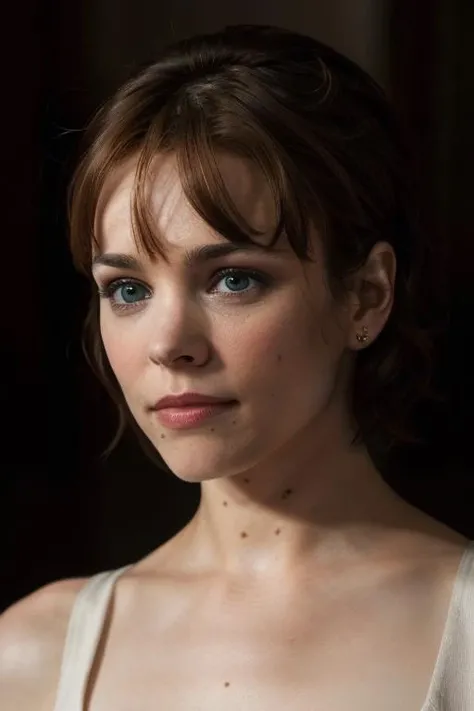 masterpiece, best quality, cinematic, volumetric lighting, very detailed, high resolution, sharp, sharp image, 4k, 8k, 35 mm,
<lora:rachelmcadams_lora_smf_v2-000003:1>, 1girl, r4c83lm2a6-smf, makeup, brown hair, short hair