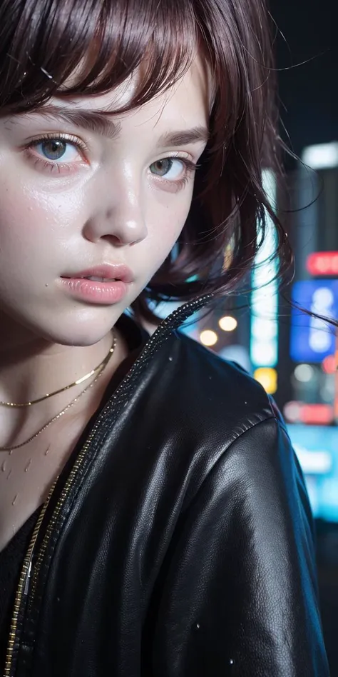 Tokyo street,night, rain, wet,cityscape,night, cyberpunk city,neon light,1girl, <lora:sd-No.192-000004:0.7>,close-up,upper body, face-to-face,, 8k, RAW photo, best quality, masterpiece,realistic, photo-realistic,