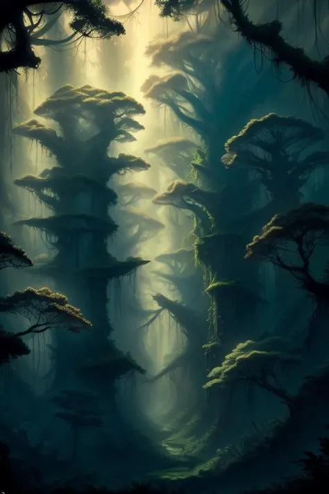 tanjoreAI  <lora:fantasyAI-000008:0.8>  forest