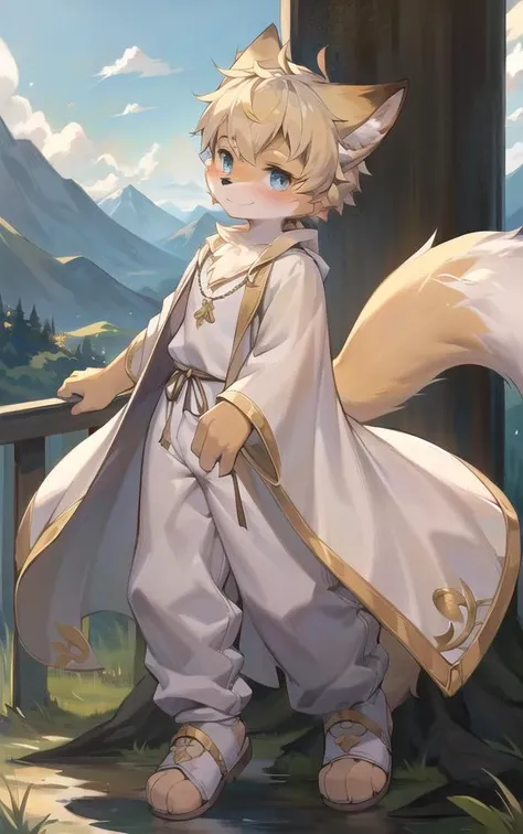 HS, (1boy:1.4), (jw3), fox boy, (furry:1.5),(cub), ultra cute face,light blue fur, body fur, (thick thighs:0.5), (full body:1.1), perfect lighting, (masterpiece), (ultra detailed), eyesgod, blush,White clothes,looking at viewer,pants,solo,tail,long dress,backlighting,Mountain,ultra detailed fur,BREAK,aoeu,aoeu,aoeu,aoeu,aoeu,aoeu,aoeu,aoeu,aoeu,aoeu,aoeu,aoeu,aoeu,aoeu,aoeu,aoeu,aoeu,aoeu,aoeu,aoeu,aoeu,aoeu,aoeu,aoeu,aoeu