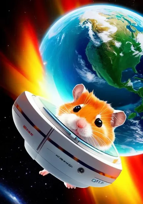 hamster as Astronaut