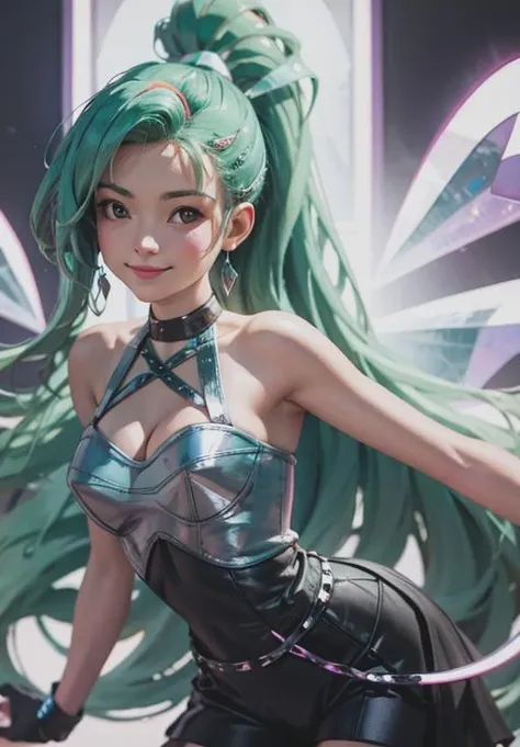 <lora:kda_seraphine:0.8>,kda_seraphine, smirk