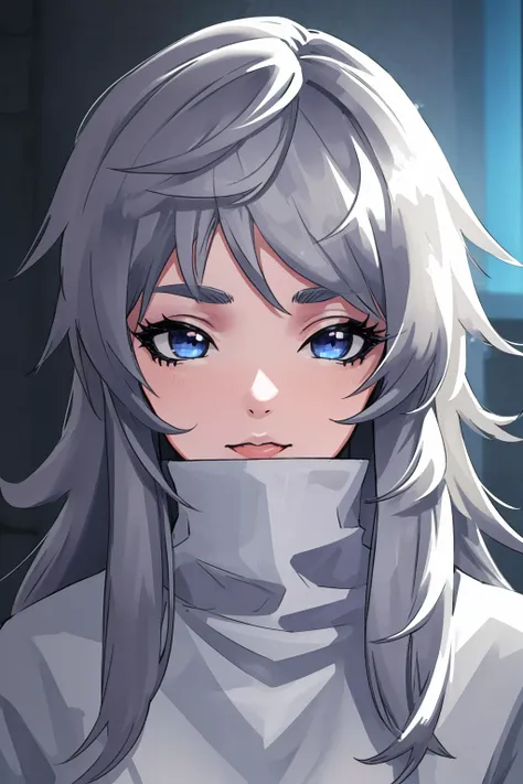 girl,sweater,casual outfit,sharpness,selfie, <lora:Poli:0.6>, colorful theme, (best quality, high quality, high resolution), realistic, ultra-detailed, highly detailed face features, absurdres, grey hair, realistic lighting and reflections, highly detailed face features, see through shirt, best photo,high quality illustration