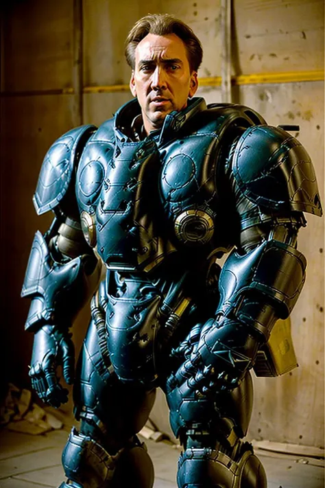 Analog style,NCCG wearing a big bulky futuristic armor <lora:NCCG3_3045:1> <lora:ParrleyFLEX:1> <lora:add_detail:1> <lora:epiNoiseoffset_v2:1>