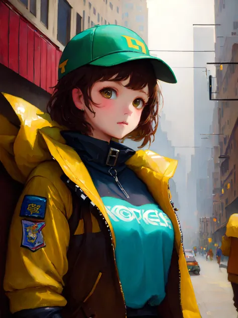 Oil_Painting, cute 1girl wearing cyberpunk uniform
<lora:oilPaintingLoraPastel_pudding10:1>