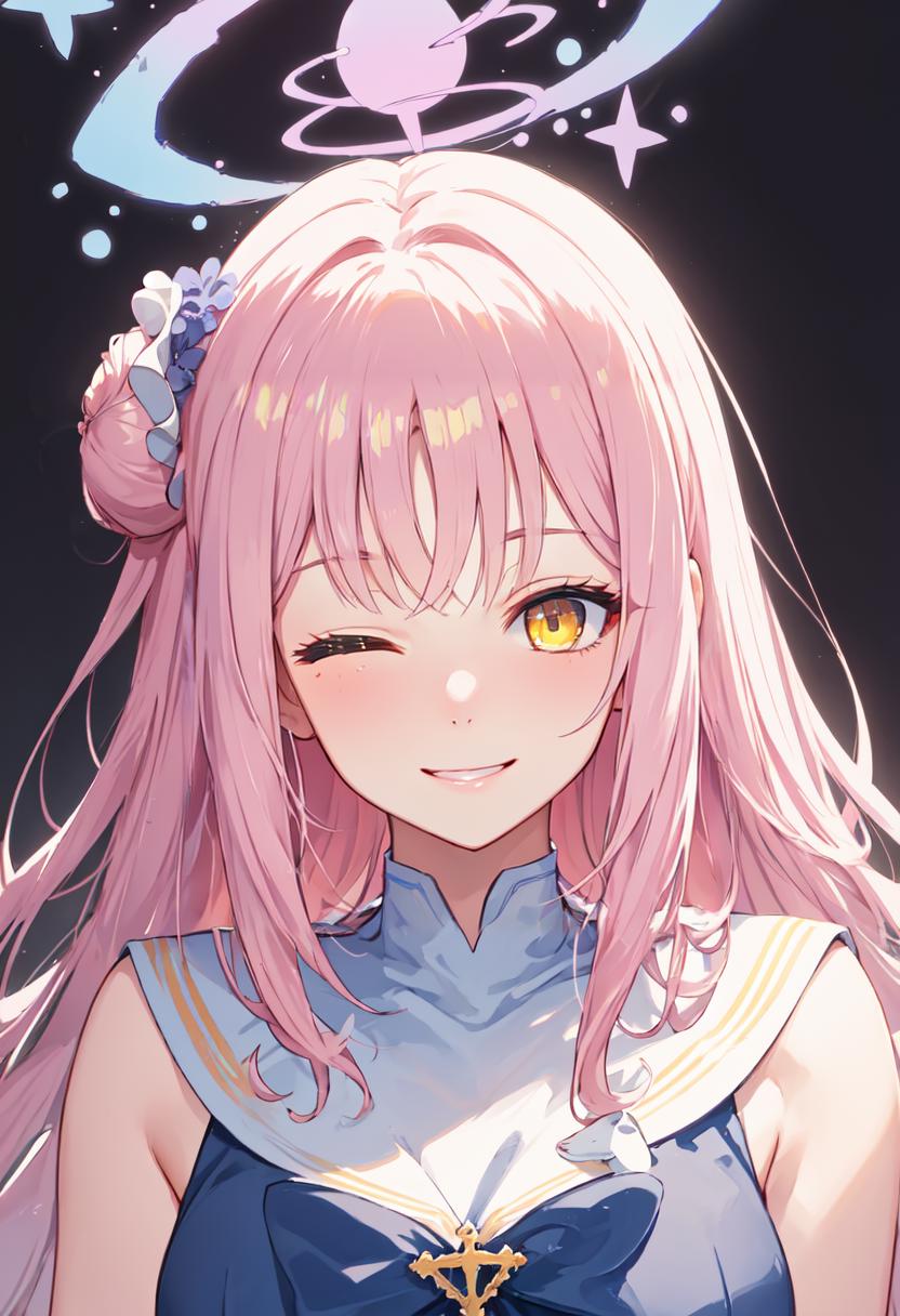 A close up of a person with long hair and a dress - SeaArt AI