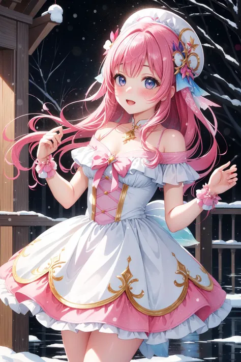One Girl、Looking at the audience、
Beautiful Blue Eyes、shoulder-length pink hair、,Mole under the eye、Plump and glossy lips、Heart-shaped choca、Idol、smile、ー、。.。.。.。.。.。.。.。.。.。.。.。.。.。.。.。.。.。.3D、Realistic、
The black tank top and hort skirt、Drape clothes、gem、The decoration has been removed、Floral、Lace trim、girl's room,large bedroom,
masterpiece、highest quality、8k、Detailed skin texture、Detailed cloth texture、Beautifully detailed face、Intricate details、Very detailed、
超A high resolution、8K Ultra HD、Film Grain、Best Shadow、delicate、Staring at the audience、front