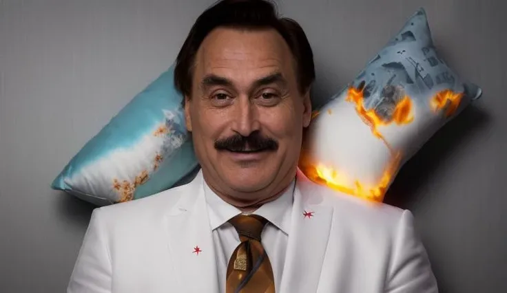 mikelindell person in new science fiction horror film called 'Pillows', Mikelindell who is seen using (((pillow bombs that are on fire or exploding))) as a weapon to take down The National Museum of the American Indian. ((pillow weaponry)). directed by Wes Craven, ((fire))