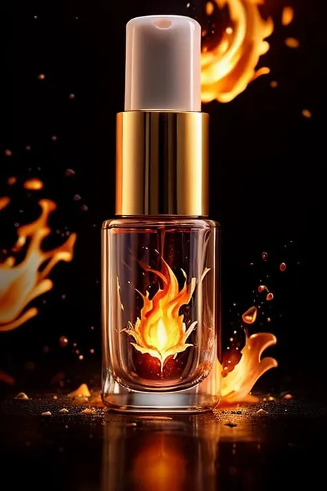 Dragon's Blood Resin - Amplifies the power of fire-based spells and potions. on balck velvet backgorund, rim lights, digital art <lora:CGproduct asw_20230713123544:0.7> photo_focus
