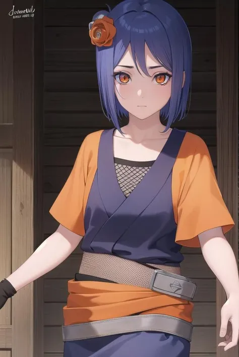 konan, <lora:konan-lora-nochekaiser:1>,
konan, blue hair, (orange eyes:1.5), short hair, hair ornament, flower, hair flower,
BREAK fishnets, japanese clothes, skirt,
BREAK cowboy shot, looking at viewer,
BREAK outdoors,
BREAK <lyco:GoodHands-beta2:1>, (masterpiece:1.2), best quality, high resolution, unity 8k wallpaper, (illustration:0.8), (beautiful detailed eyes:1.6), extremely detailed face, perfect lighting, extremely detailed CG, (perfect hands, perfect anatomy),