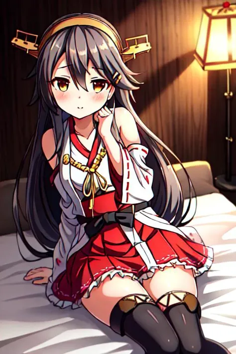 masterpiece, best quality, absurdres, ultra detail,<lora:GoodHands-vanilla:0.8> <lora:anmnr01:0.3> <lora:add_detail:0.5>,  haruna_kantaicollection <lora:haruna_kantaicollection:0.7>