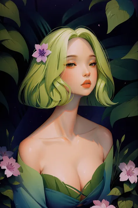 secret flower, ankymoore, plant, alraune, 
garden, 
fantasy, dreamy, 
1girl, solo, fashion girl, 
    <lora:ConceptFlowerOnPussy_v104:1> <lora:ankymoore-04:1> <lora:AlraunePlantGirl[alraune]V2:0.5>