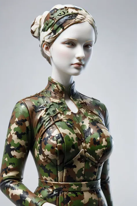 ral-porcelain,<lora:ral-porcelain-sdxl:1>,ral-camo,<lora:ral-camo-sdxl:0.8>,d3qck artstyle,<lora:d3qck_artstyle:0.3>,
A white porcelain statue of a woman,beautiful face,slender figure,big breasts,bare one's chest,