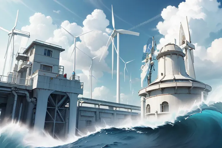 no humans,
(summer breeze:1.1), ocean view, ribbons in the wind , (fans:1.2), wind flowers, (wind:1.3)
sunshine , blue sky ,( hydrotech windmills:1.3) <lora:HydroTech-20:0.4>, , scifi, <lora:BlessedTech-20:0.3> blessedtech, blessed, aura, <lora:ChromeTech-21:0.2> chrometech , metallic , chrome ,