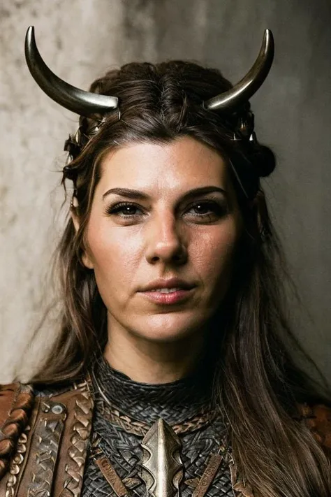 A stunning intricate closeup portrait of mtomei woman <lyco:MarissaDogu:1.25> as (viking warrior), (barbarian), epic character composition, by ilya kuvshinov, alessio albi, nina masic, sharp focus, natural lighting, subsurface scattering, f2, 35mm, film grain,
