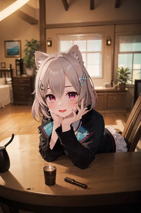 (masterpiece:1.5), illustration, 4k, 8k, (high quality:1.1), highly detailed, detailed face, HDR, vivid colors, natural lighting, \(1girl\), Blazer. fisheye, furled brow, profile, top-down bottom-up,<lora:theovercomer8sContrastFix_sd15:0.9> <lora:torasuchan:0.6>