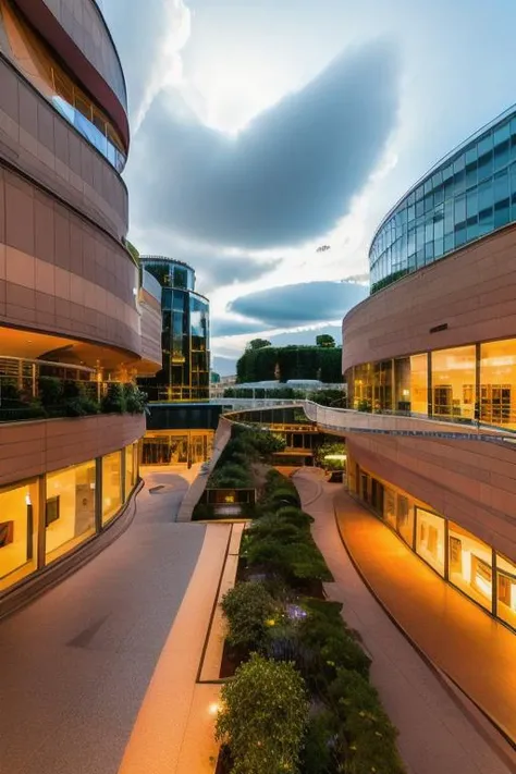 A shopping mall, a botanical garden in the shopping mall, cover by shinny curtain wall and glasses. ((green plants hanging on the wall)), biophilic retail, outdoor cafe, casual shopping people, group of people, yukimasa ida, chung shek, cloudy, epic composition, central view, from distance, oasis mall, HK land, the ring, fullHD, 3d rendering, archdaily, cg society, visualization, smooth and soft lighting, white palette, hyper-realistic, sky outside, light up, architectural visualization, archiCGI, architizer, architecture design, sharpen image, Sony 1a, photo real, unreal engine, cinematic scene, raytracing, highly detail, full HD, 8K, 4K, hyperrealistic, dynamic lighting <lora:nanbo:1>