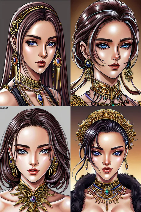 portrait of Rihanna , highly detailed and rendered gold jewelry, digital art, intricate, sharp focus,HQ, unreal engine 5, 4K UHD image,
<lora:X:1>