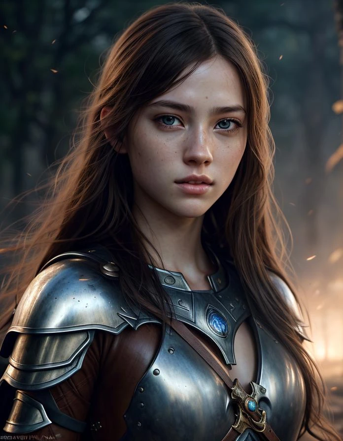 1girl, young, warrior, Photo Realism,(Realistic:1.3), hyper detailed fantasy character, Dreamlike, Ethereal Fantasy, Realistic, Fiction, Full-HD, HD, 8K, Highly Detailed,Highly Detailed,(Photorealism:1.3) <lora:epi_noiseoffset2:1.2>