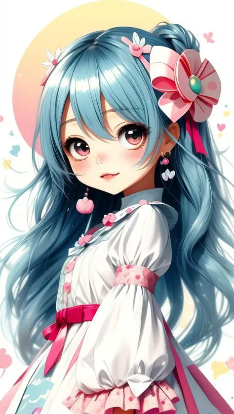 (kawaii style, cute, chibi)
1girl