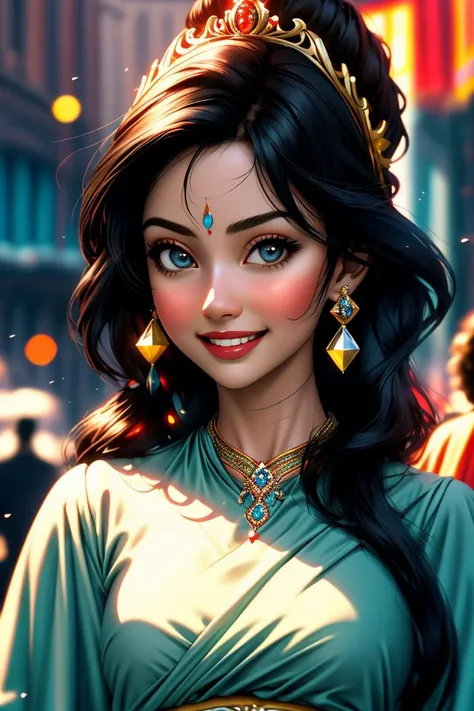 Princess Jasmine, sexy pose, background royal palace, smiling, happy
(Style-DoF, Style-EMCG)
<lora:beautiful detailed eyes:0.7> <lora:Furtastic_Detailer:1>
<lora:midjourney_20230624181825:0.6> midjourney